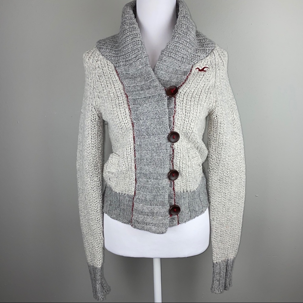 Hollister Wool Blend Sweater/Cardigan